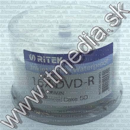 Image of Ritek DVD-R 16x 50cake **UNI WHITE INK-THERMAL WR Glossy PRINT** (IT10808)